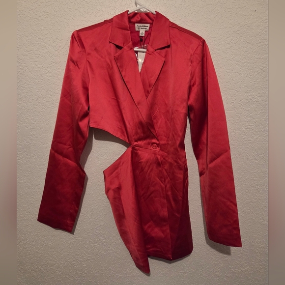 Porsha Williams x The Drop Women's Back Cutout Waist Blazer - Picture 5 of 7